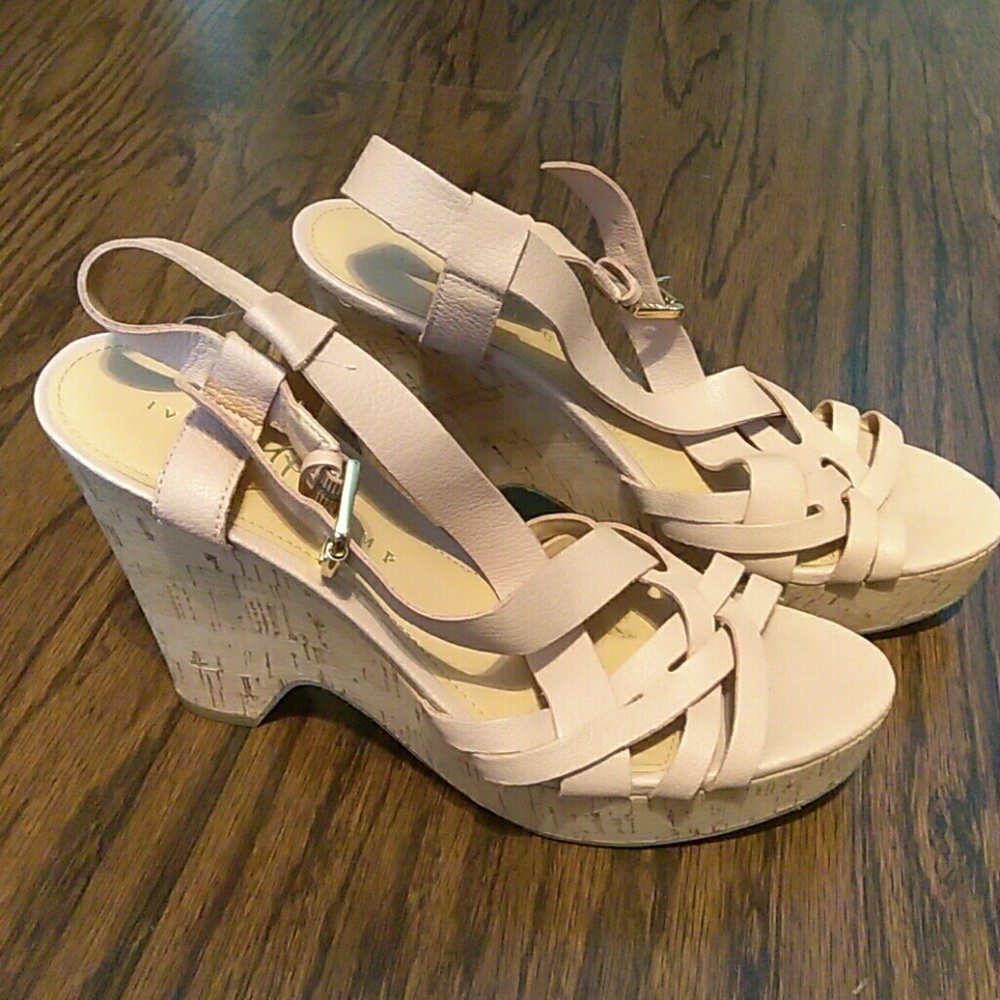 Ivanka Trump Wedge Sandals, fit like a size 7